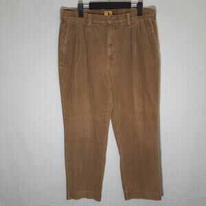 Duck Head Corduroy Pants 38x32 Tan Brown 100% Cotton Classic Fit Mens Cords
